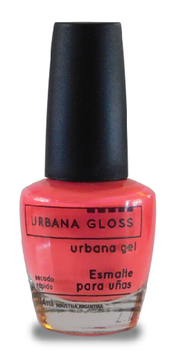 URBANA GLOSS ESMALTE HIPOALERGÉNICO EFECTO GEL- 20 ROSA CHICLE X 14ML (UG020)