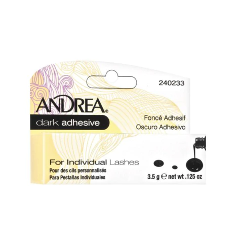 ANDREA PEGAMENTO PARA PESTAÑAS POSTIZAS INDIVIDUALES COLOR OSCURO X 3.5 G (078462005154)