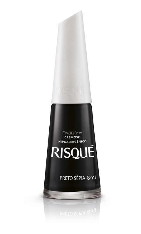 RISQUÉ ESMALTE PRETO SEPIA X 8ML (7891182033541)