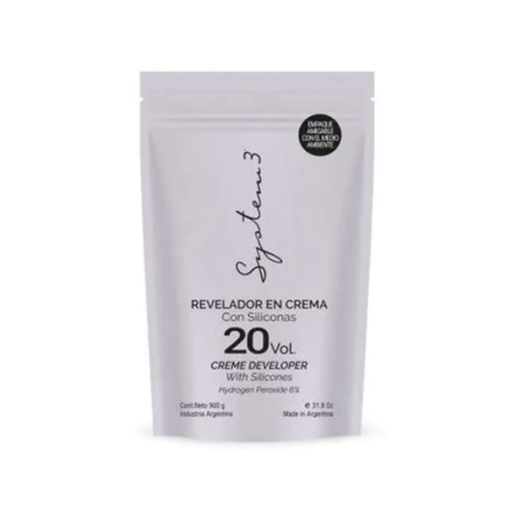 SYSTEM 3 REVELADOR EN CREMA 20 VOL SACHET X 900ML (7794260006829)