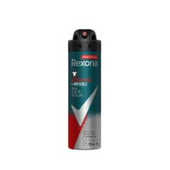 REXONA MEN ANTITRANSPIRANTE EN AEROSOL ANTIBACTERIAL PROTECCIÓN 10X X 72HS X 150ML (7791293049458)