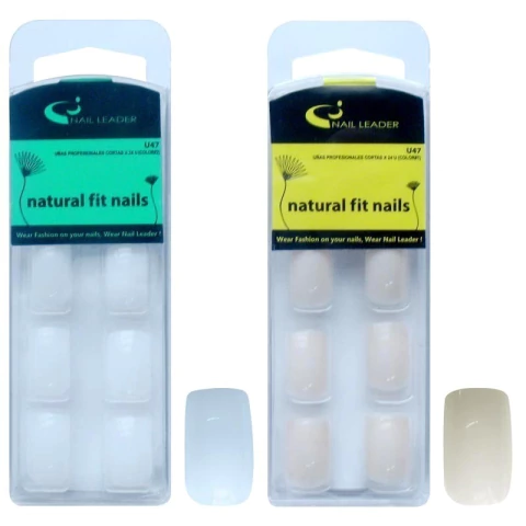 JESSAMY UÑAS POSTIZAS CORTAS ROSA/NATURAL X 24 U47 (7794922529024)