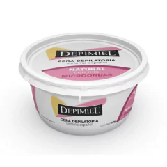 DEPIMIEL CERA DEPILATORIA NATURAL CON MIEL PARA MICROONDAS X 200G (7794728001465)