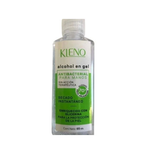 KLENO ALCOHOL EN GEL AL 70% SECADO INSTANTÁNEO X 65CC (7798168370631)