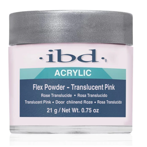 IBD ACRYLIC FLEX POWDER X 21G - TRANSLUNENT PINK (039013718251)