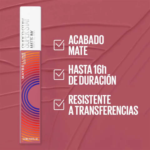 MAYBELLINE LABIAL SUPERSTAY MATTE INK 115 CITY FOUNDER - MUSIC COLLECTION (7509552919363)