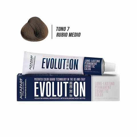 ALFAPARF TINTURA EVOLUTION NATURALES 7 RUBIO MEDIO X 60ML (8022297156361)