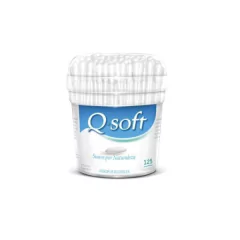 Q-SOFT COTONETES SUAVE POR NATURALEZA X 125 UNIDADES (7790773001252)