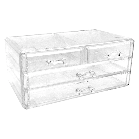 JESSAMY ORGANIZADOR DE ACRÍLICO CON 4 CAJONES O1508 (7794922570408)