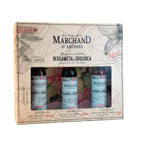 MARCHAND D´AROMES KIT SPECIAL TOILETTE - BERGAMOTA Y ORQUÍDEA (7795513247389)