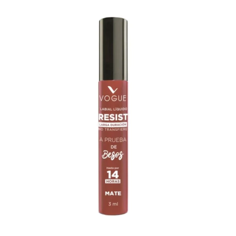 VOGUE RESIST LABIAL LIQUIDO MATE DE LARGA DURACIÓN - AMOROSA (7509552844320)