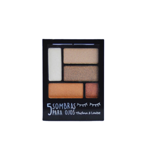 THELMA & LOUISE PALETA DE SOMBRA PARA OJOS CALIDOS - 5 TONOS (7798184526234)