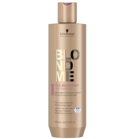 SCHWARZKOPF BLONDME ALL BLONDES LIGHT - SHAMPOO LIGERO PARA RUBIOS X 300ML (4045787636093)