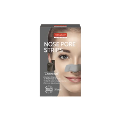 PUREDERM NOSE PORE STRIPS CHARCOAL X 6 UNIDADES (8809052586553)