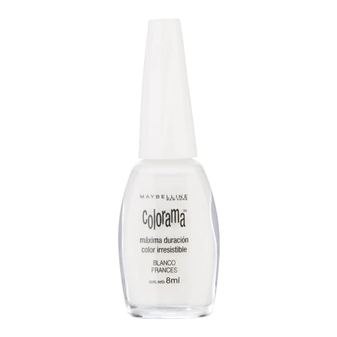 COLORAMA ESMALTE LARGA DURACIÓN - BLANCO FRANCES X 8ML (7899026404892)