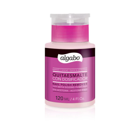 ALGABO QUITAESMALTE CON DOSIFICADOR X 120ML (7791274005206)