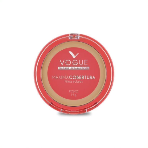 VOGUE POLVO COMPACTO MÁXIMA COBERTURA FILTROS SOLARES CARAMELO (7702433292634)