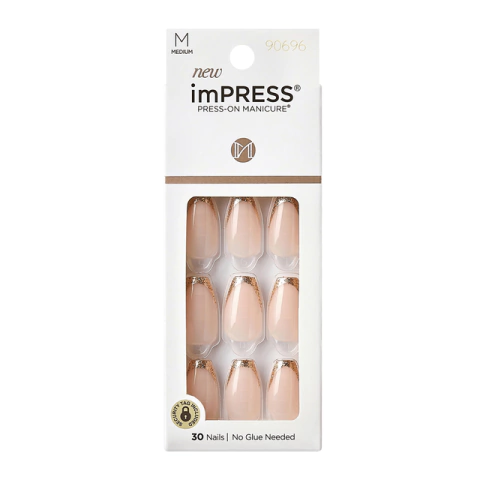 IMPRESS UÑAS ADHESIVAS X 30U - PLAYBACK IMM40 (731509906967)