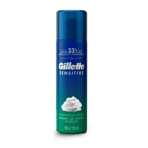 GILLETTE ESPUMA DE AFEITAR SENSITIVE X 150G (7500435188470)