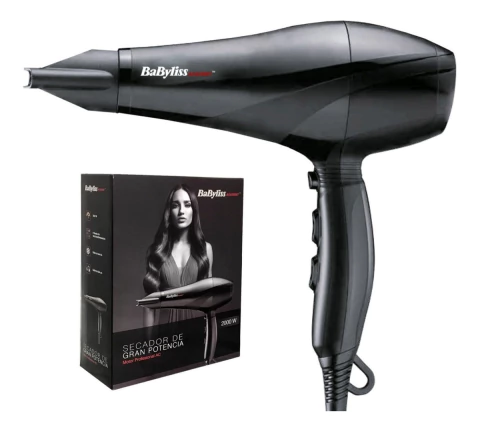 BABYLISS SECADOR DE PELO ACADEMY DE GRAN POTENCIA 2000W (074108376459)