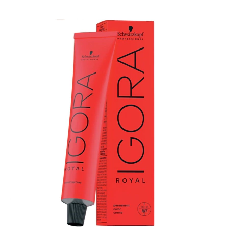 SCHWARZKOPF TINTURA IGORA ROYAL ROJOS 7-77 RUBIO MEDIO COBRIZO INTENSO X 60ML (7702045538588)