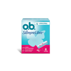 O.B. ORIGINAL TAMPONES MINI X 8 UNIDADES (7891010254766)