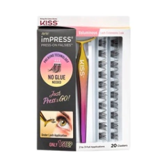 IMPRESS PESTAÑAS POSTIZAS PRESS-ON FALSIES 20U (2 A 3 APLICACIONES) - VOLUMINOUS (731509881707) - comprar online