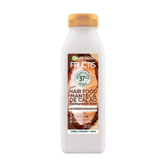 GARNIER FRUCTIS ACONDICIONADOR HAIR FOOD MANTECA DE CACAO - RESTAURACIÓN RIZOS X 300ML (7509552900767)
