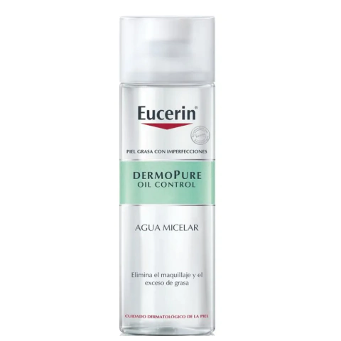 EUCERIN DERMOPURE AGUA MICELAR - ELIMINA MAQUILLAJE Y EXCESO DE GRASA X 200ML (4005800180514)