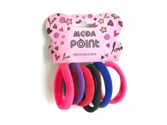POINT COLITAS TOALLA MEDIANA MULTICOLOR X 6 UNIDADES (7092486995577)