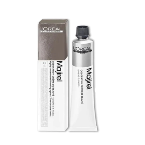 LOREAL TINTURA MAJIREL CENIZAS 6.014 RUBIO OSCURO LIGERAMENTE CENIZA COBRIZO X 50ML (3474636400584)