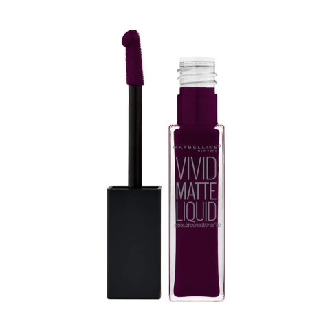 MAYBELLINE LABIAL VIVID MATTE LIQUID- 50 POSSESSED PLUM (041554459777)
