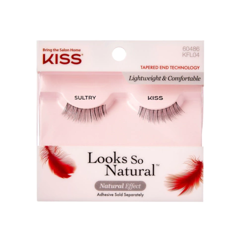KISS PESTAÑAS POSTIZAS LOOKS SO NATURAL - SULTRY (731509604863)