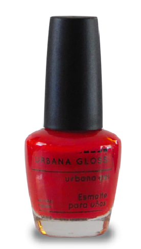URBANA GLOSS ESMALTE HIPOALERGÉNICO EFECTO GEL- 23 CLASSIC RED X 14ML (UG023)
