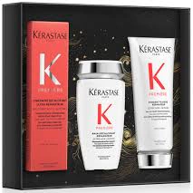 KERASTASE KIT NAVIDAD PREMIERE - CONCENTRÉ DECALFICIANT X 250ML+ BAIN X 250ML+ FONDANT X 20ML (3474637243296)