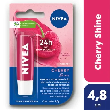 NIVEA LABIAL 24Hs DE HUMECTACIÓN - CHERRY (4006000005508)