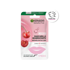 GARNIER SKIN ACTIVE MASCARILLA REHIDRATANTE PARA LABIOS - CEREZA X 1 UNIDAD (6923700990492)