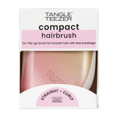 TANGLE TEEZER CEPILLO COMPACT HAIRBRUSH - PINK MATTE CHROME (5060630045029)