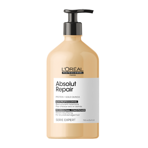 LOREAL SERIE EXPERT ABSOLUT REPAIR ACONDICIONADOR PROTEIN + GOLD QUINOA X 750ML (3474636975471)