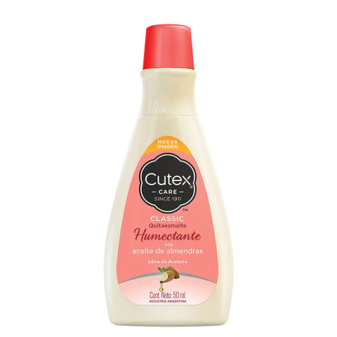 CUTEX QUITAESMALTE HUMECTANTE CON ACEITE DE ALMENDRAS X 50ML (7790416066426)
