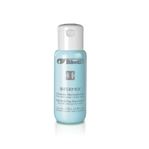 BIFERDIL SHAMPOO NORMALIZADOR BIFERMIX RAÍCES GRASAS Y LARGOS SECOS X 200ML (7791001000320)