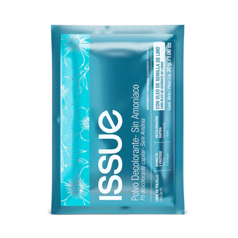 ISSUE POLVO DECOLORANTE SIN AMONÍACO CON SEMILLAS DE LINO X 30G (7793008002901)