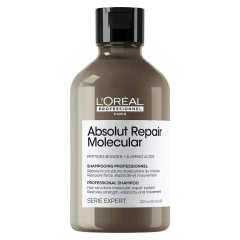 LOREAL SERIE EXPERT ABSOLUT REPAIR MOLECULAR SHAMPOO PEPTIDES BONDER + 5 AMINO ACIDS X 300ML (3474637153526)