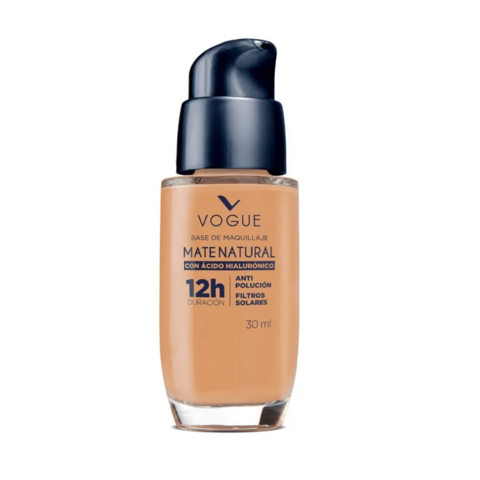 VOGUE MATE NATURAL BASE CON ACIDO HIALURÓNICO X 30G - BRONCE (7509552847277)