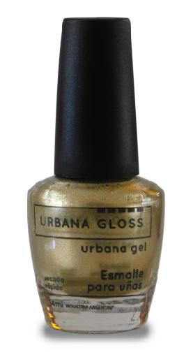 URBANA GLOSS ESMALTE HIPOALERGÉNICO EFECTO GEL- 07 DORADO X 14ML (UG007)