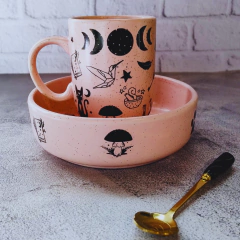 Imagen de FENIX= CONJUNTO DE 16 PIEZAS : TAZA+PLATO PLAYO+ENTRADA-POSTRE/HONDO