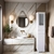 Tolva Laqueada De Baño Vidriada Blanco 30x36x180 - Marmoreo - comprar online