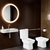 Inodoro Largo + Deposito de apoyar dual + Bidet 3 Agujeros Dama Senso - Roca - Sanitarios Bonomi