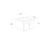 Mueble Con Bacha Colgante Litoral Tostado/blanco - Gulliart - Sanitarios Bonomi