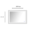 Espejo Rectangular Pulido Con Led y antiempañante 100x60 - Reflejar en internet